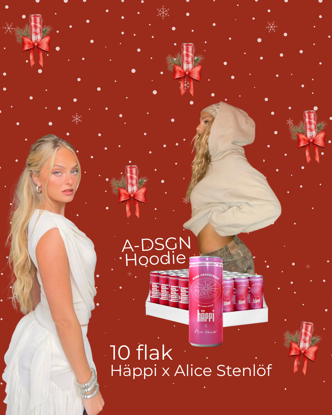 Alice Stenlöf - A-DSGN Hoodie & 10 hÄppi trays (Value SEK4.500 - Press Auction to Place Your Bid)